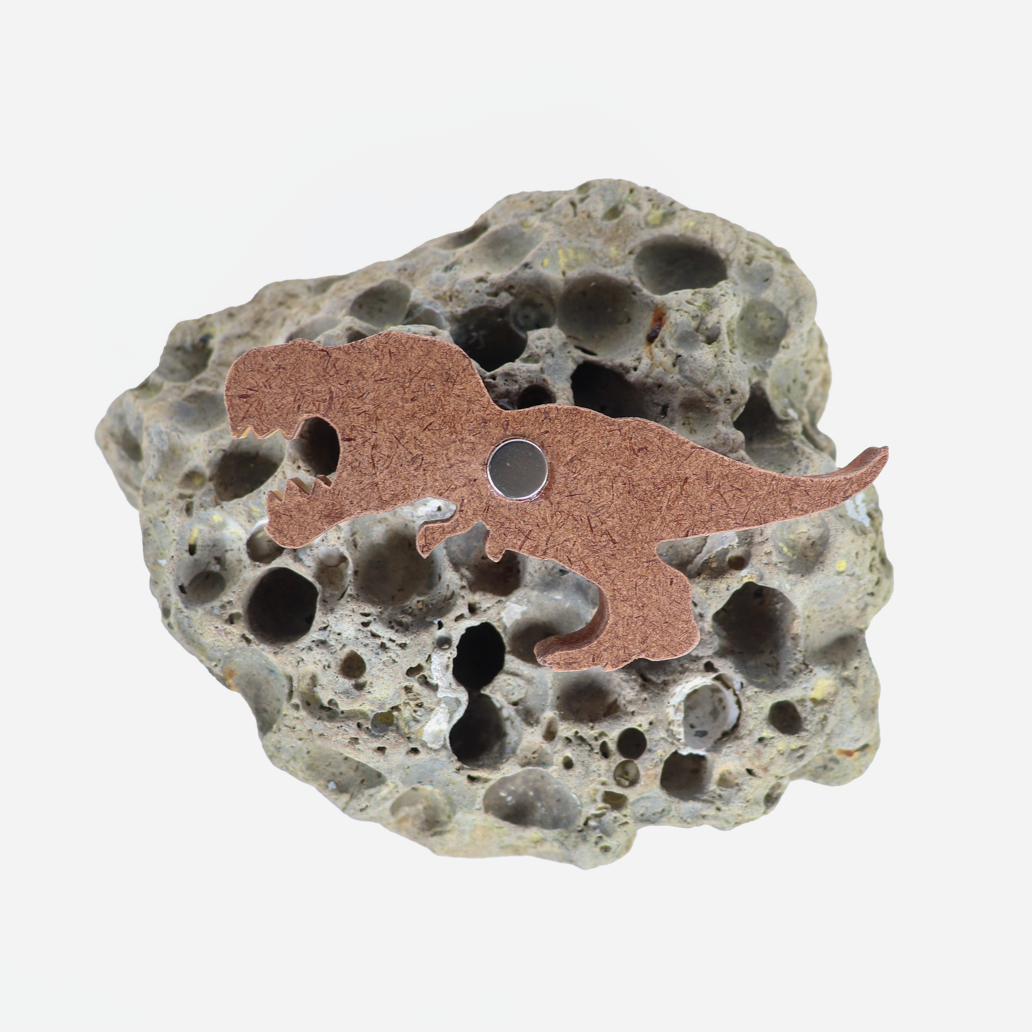 T-Rex Wood Carved Intarsia Ornament / Magnet