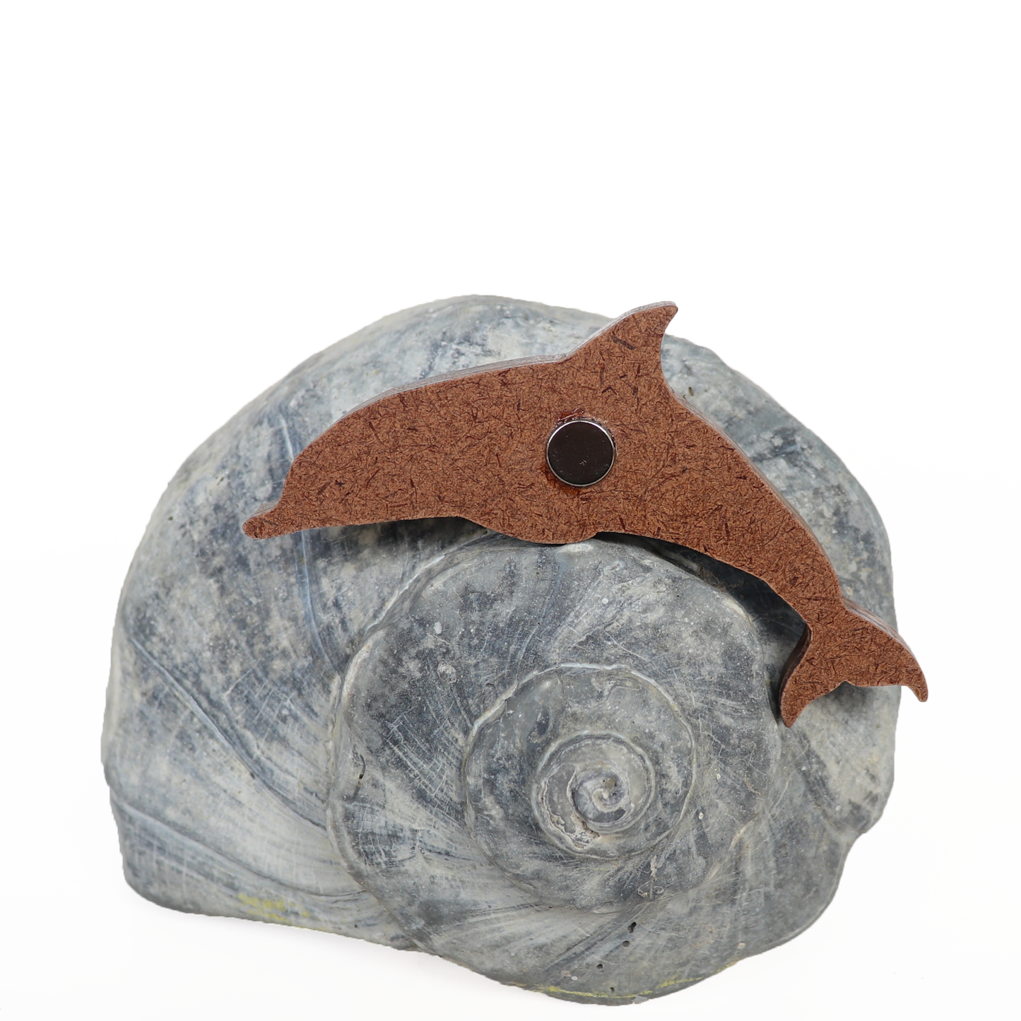 Dolphin Wood Carved Intarsia Ornament / Magnet