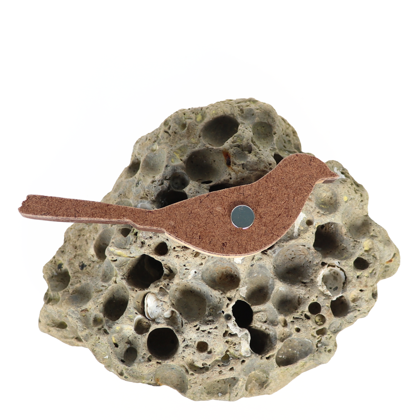 Mockingbird Wood Carved Intarsia Ornament / Magnet