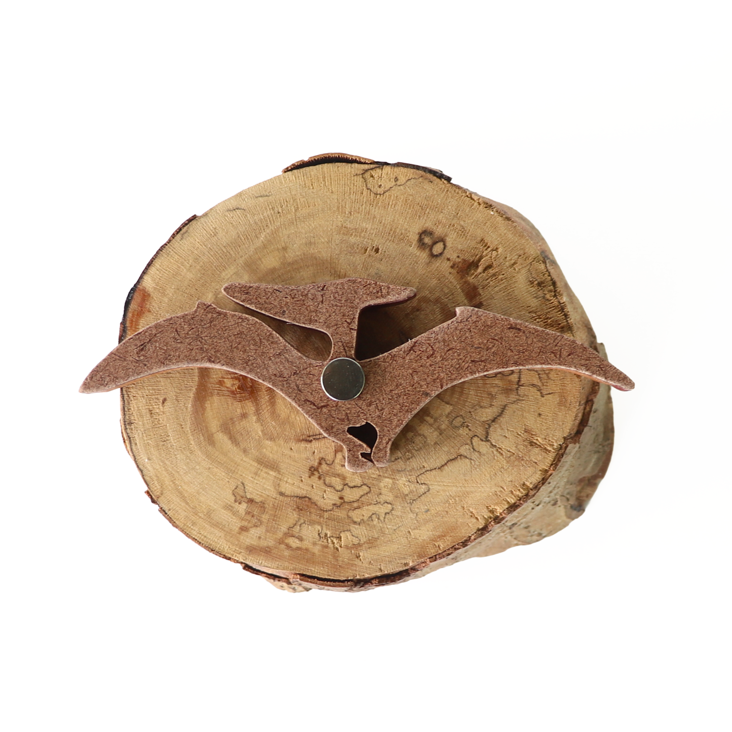 Pterodactyl Dinosaur Wood Carved Intarsia Ornament / Magnet