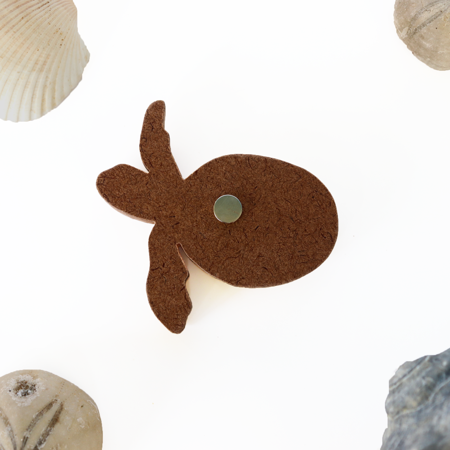 Sea Turtle Wood Carved Intarsia Ornament / Magnet