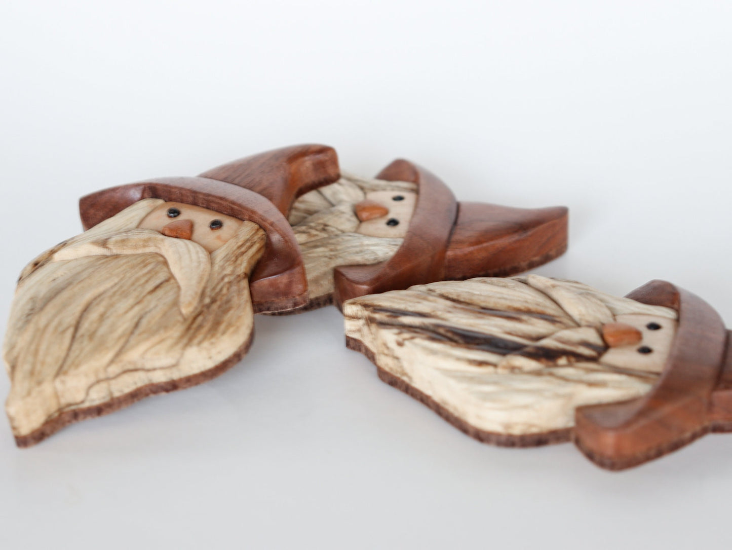 Wizard Wood Carved Intarsia Ornament / Magnet