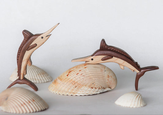 Black Marlin Magnet / Ornament