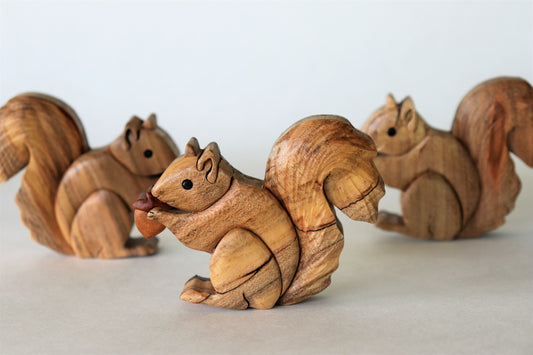 Grey Squirrel Magnet / Ornament