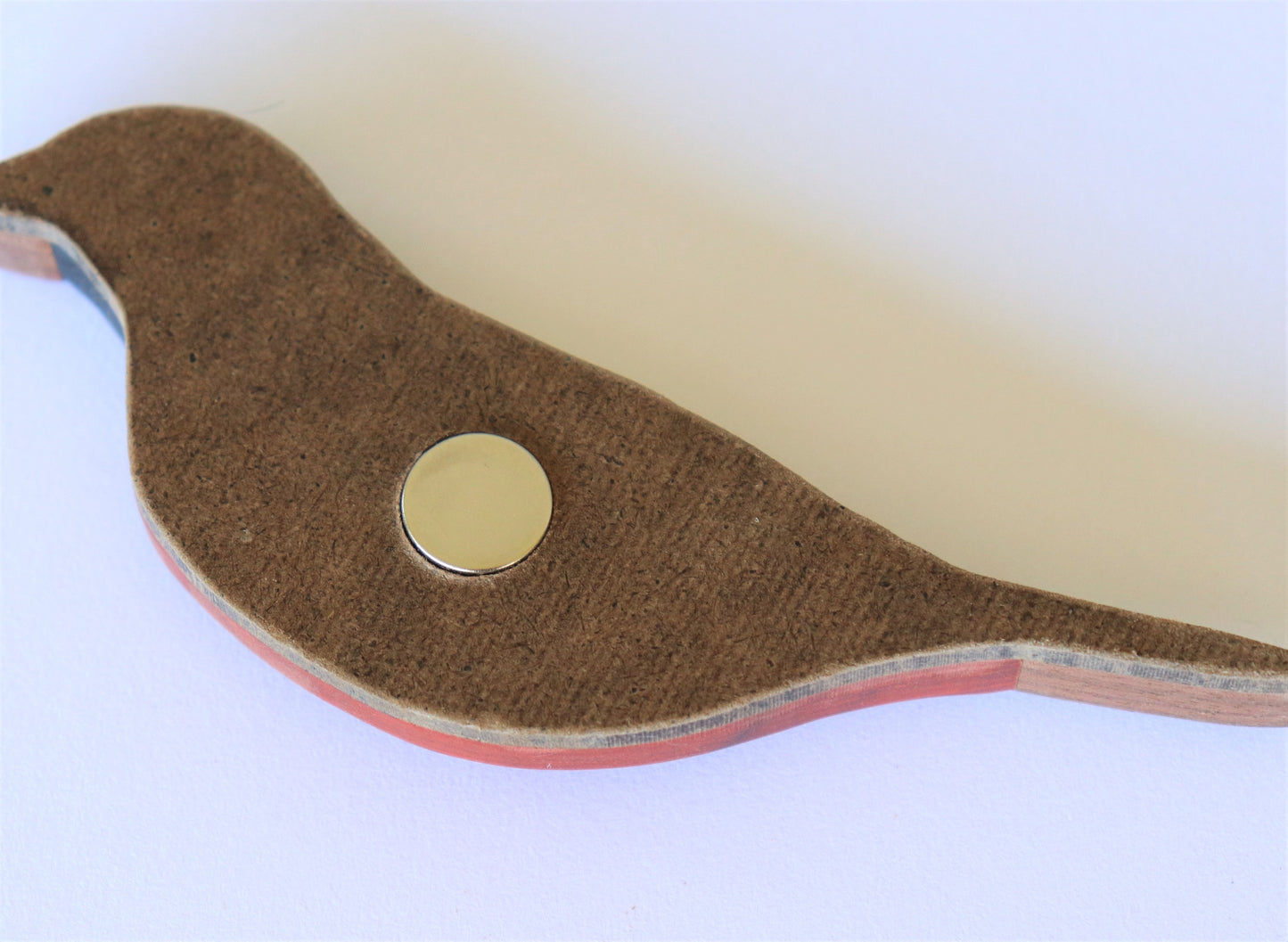 Painted Bunting Wood Carved Intarsia Ornament / Magnet