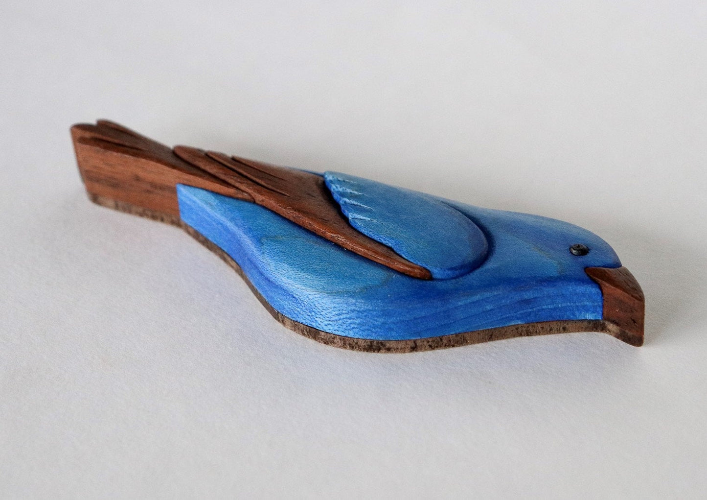 Indigo Bunting Songbird Magnet / Ornament