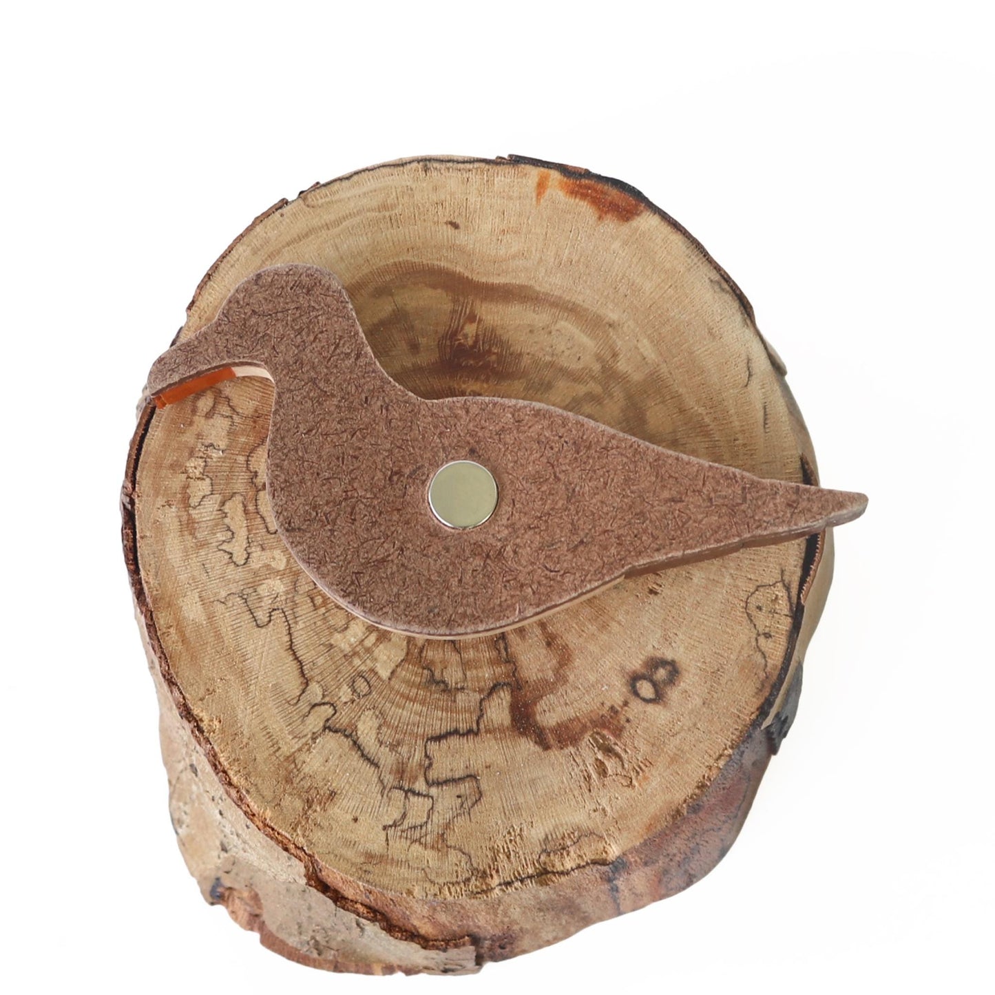 Seagull Wood Carved Intarsia Ornament / Magnet