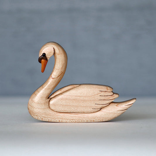 Swan Bird Magnet / Ornament - 7th Day of Christmas